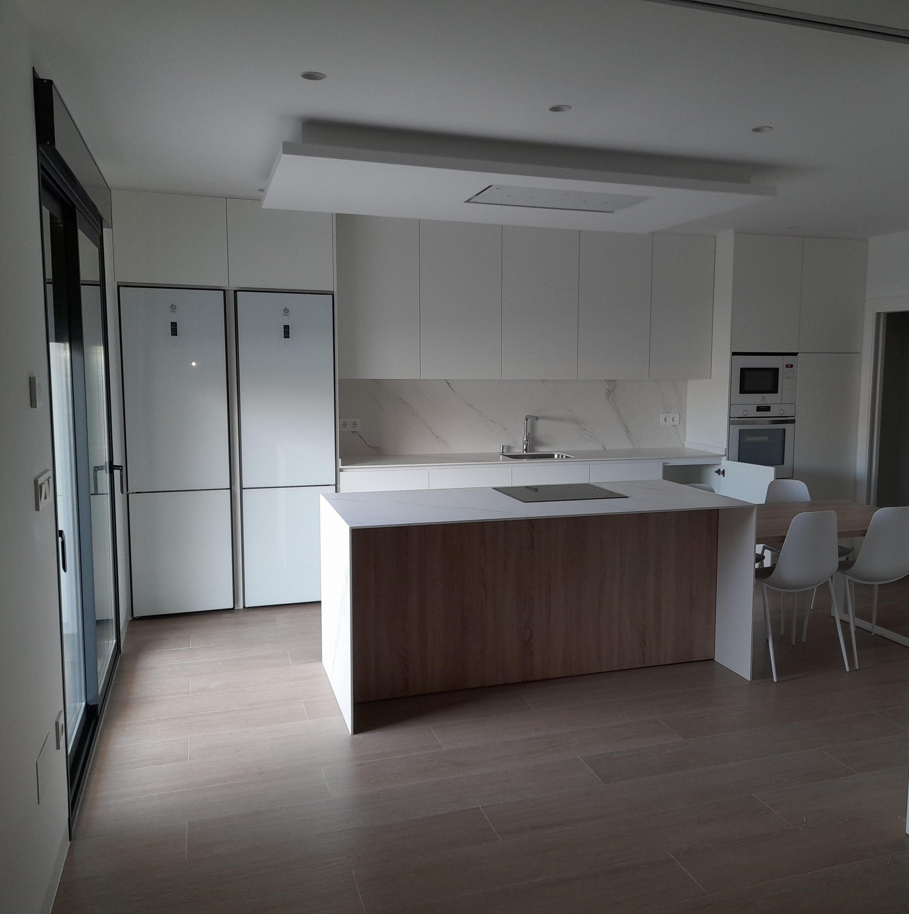 Cocina en dos colores