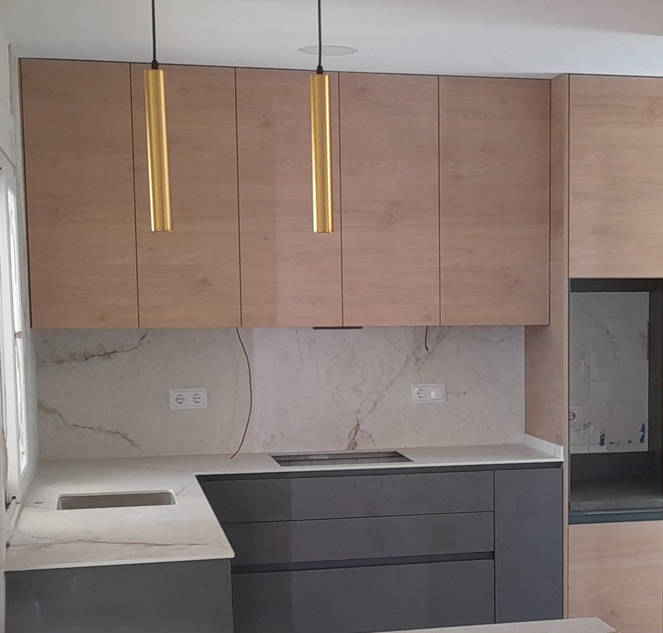 Cocina de tonos claro